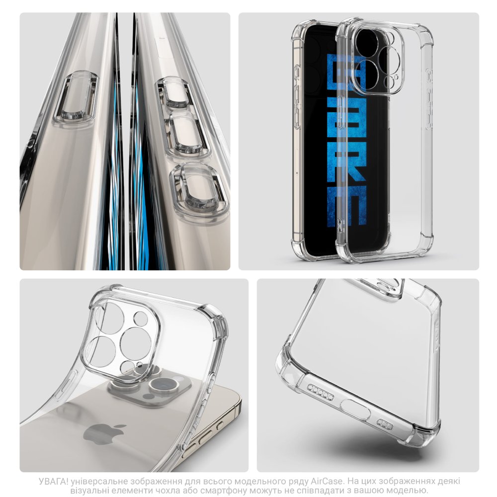 Чохол ARMORSTANDART Air Force для Motorola Edge 70 5G Camera cover Clear (ARM89674) Колір прозорий