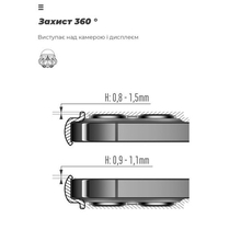 Чохол ARMORSTANDART ICON для Motorola Edge 70 5G Camera cover Winter Blue (ARM89805)