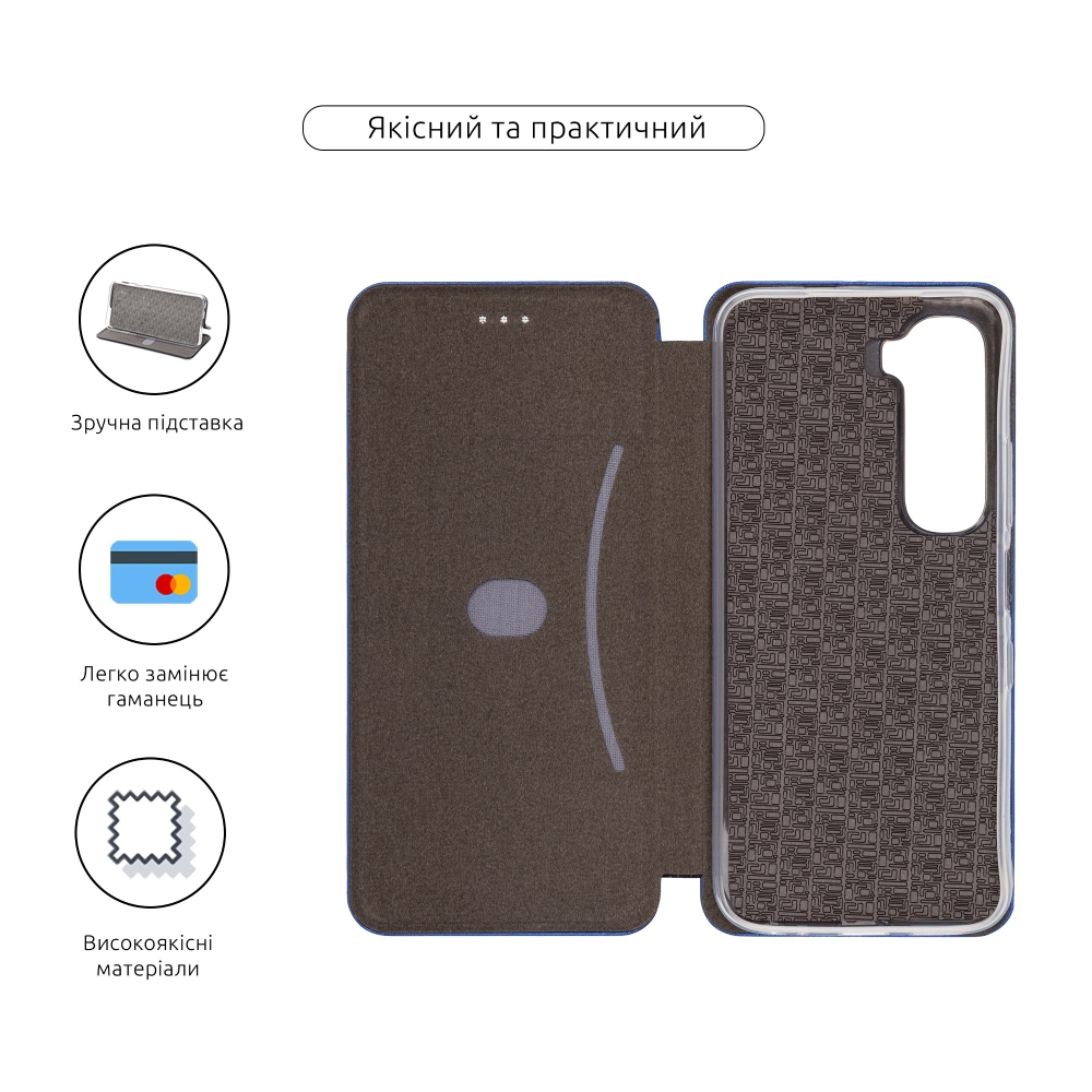 Чехол ARMORSTANDART G-Case для Infinix Hot 60 5G Blue (ARM88254) Тип чехол-книжка