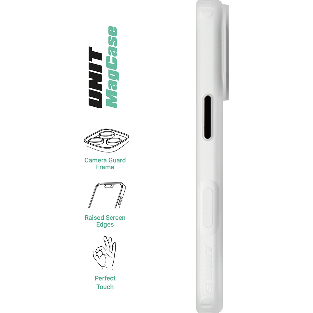 Чохол ARMORSTANDART Чохол Unit-C MagCase для Apple iPhone 17 Pro Matte Clear + Orange Button Set (ARM90586) Тип чохол-накладка