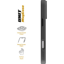 Чохол ARMORSTANDART Чохол Unit-C MagCase для Apple iPhone 17 Pro Max Black + Orange Button Set (ARM90589)