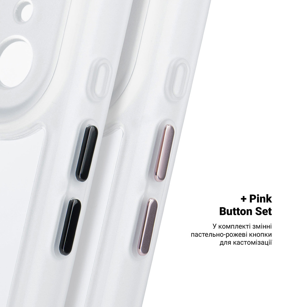 Чехол ARMORSTANDART Unit-C MagCase для Apple iPhone 17 Pro Max Matte Clear + Pink BS (ARM90591) Тип чехол-накладка