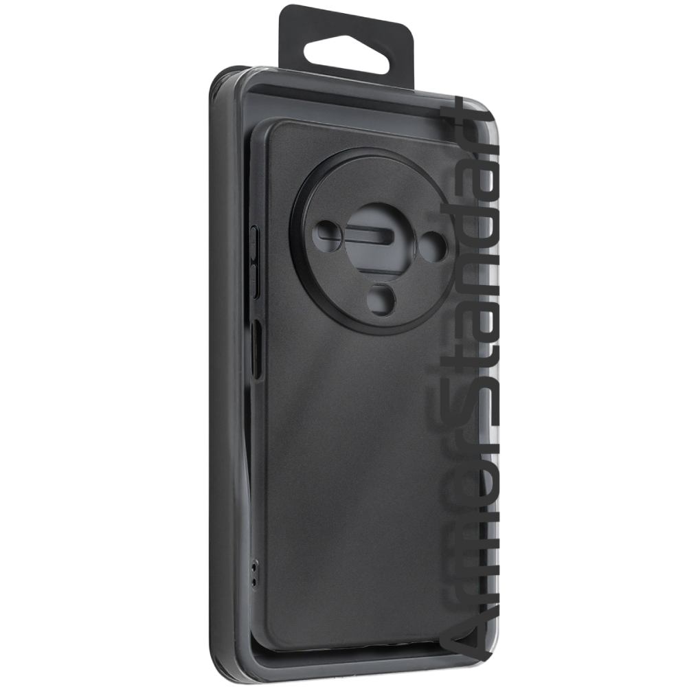 Чехол ARMORSTANDART Matte Slim Fit для ZTE Blade A76 5G Camera cover Black (ARM90122) Материал полиуретан