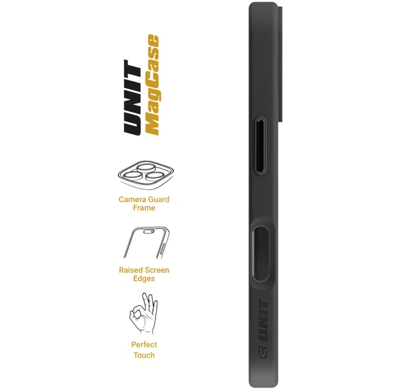 Чохол ARMORSTANDART Unit MagCase для Apple iPhone 17 Black + Orange Button Set (ARM90579) Сумісність за моделлю Apple iPhone 17