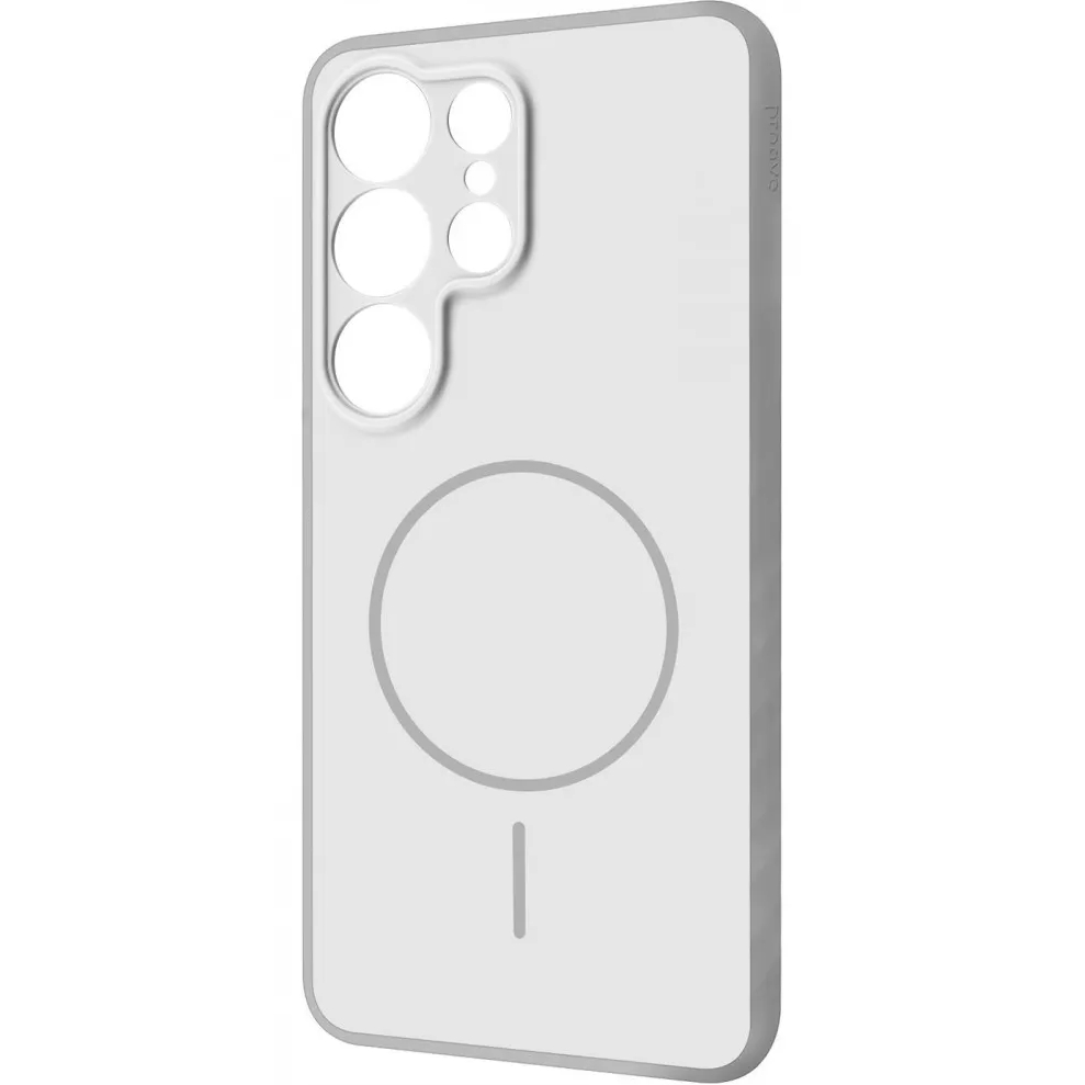 Чехол PROOVE Softline Case with Magnetic Ring для Samsung S26 Ultra Silver (67829silver)