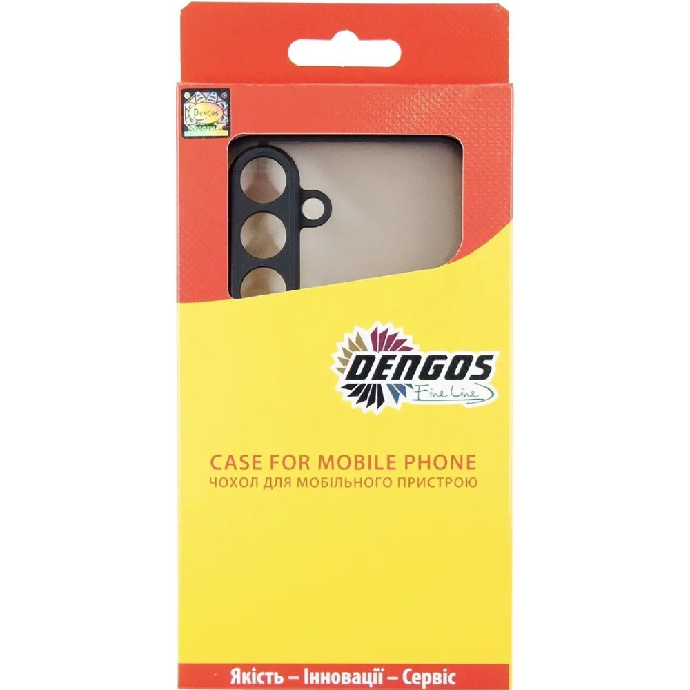 Чохол DENGOS Matte для Samsung S25 FE Black (DG-TPU-MATT-169) Матеріал поліуретан