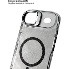 Чехол BECOVER FIBRA Star Shine with MagSafe для Apple iPhone 17 Air Black (715418)