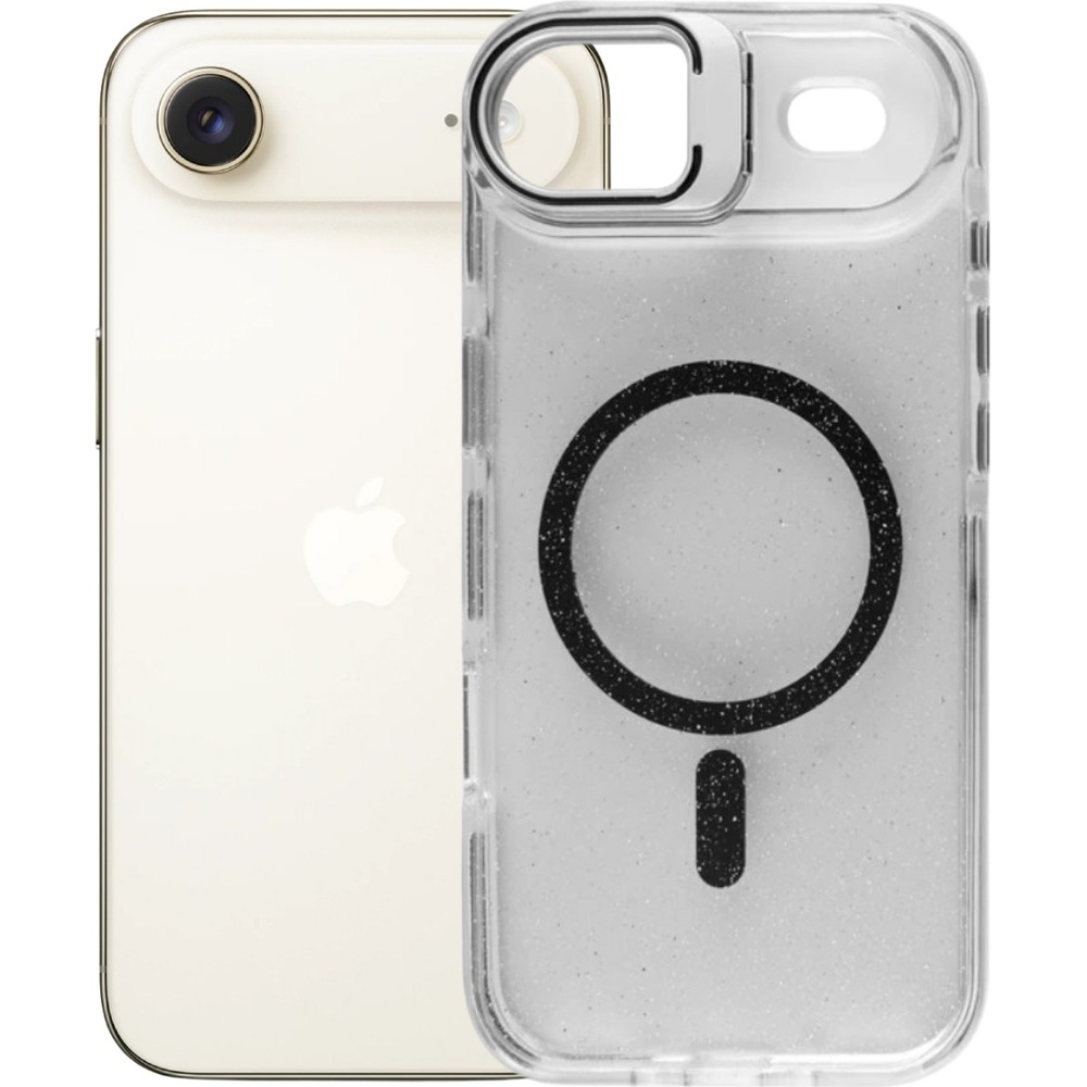 Чехол BECOVER FIBRA Star Shine with MagSafe для Apple iPhone 17 Air Black (715418) Материал силикон