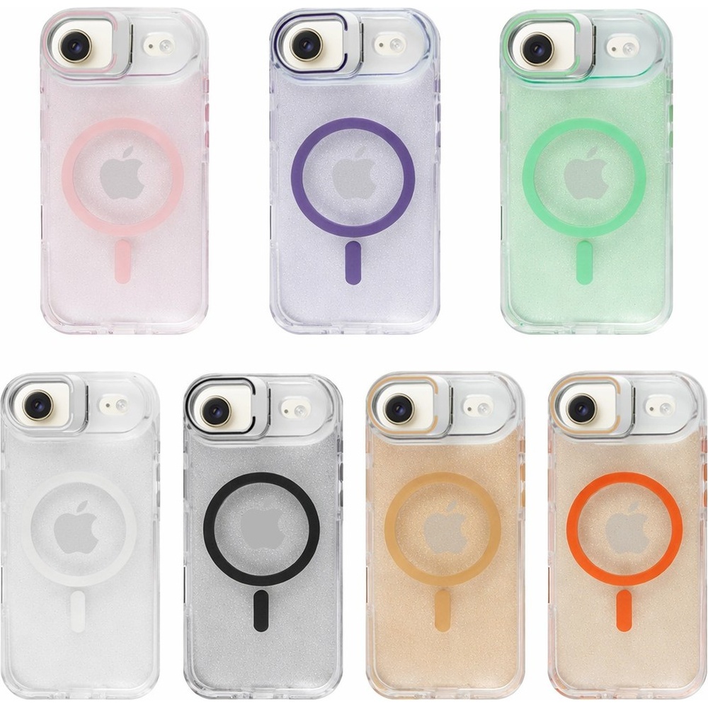 Фото Чехол BECOVER FIBRA Star Shine with MagSafe для Apple iPhone 17 Air Orange (715422)