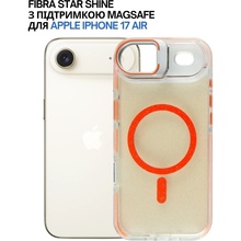 Чехол BECOVER FIBRA Star Shine with MagSafe для Apple iPhone 17 Air Orange (715422)