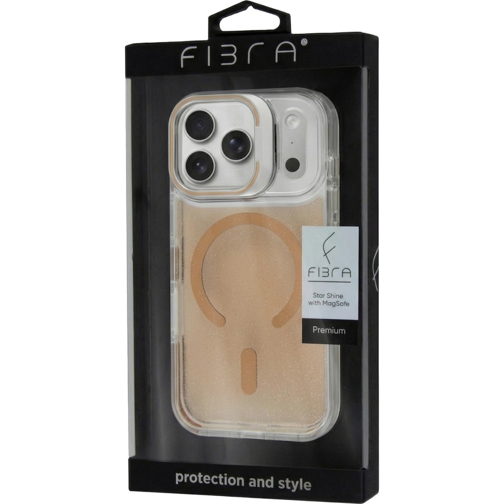 Чехол BECOVER FIBRA Star Shine with MagSafe для Apple iPhone 17 Pro Desert Gold (715426) Тип чехол-накладка