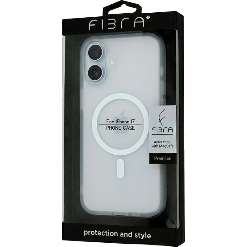 Чохол BECOVER FIBRA Aeris Case with MagSafe для Apple iPhone 17 Transparent (715361) Тип чохол-накладка
