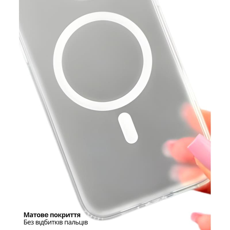 Зовнішній вигляд Чохол BECOVER FIBRA Aeris Case with MagSafe для Apple iPhone 17 Transparent (715361)