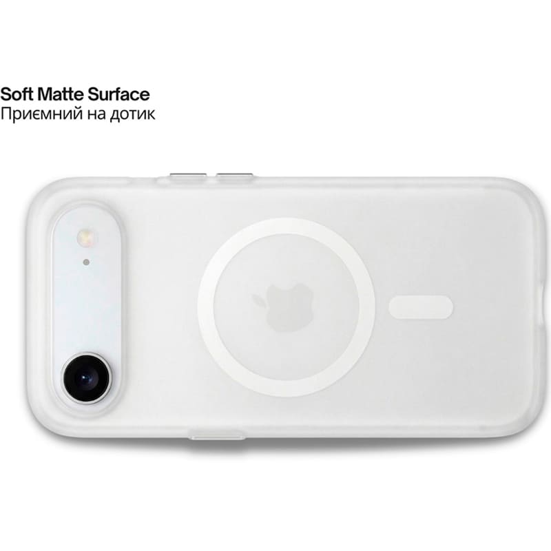 Чехол BECOVER FIBRA Aeris Case with MagSafe для Apple iPhone 17 Air Transparent (715362) Материал акрил