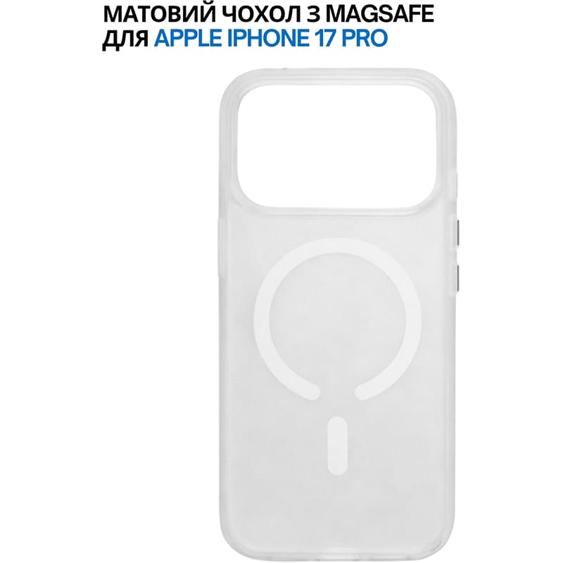 Внешний вид Чехол BECOVER FIBRA Aeris Case with MagSafe для Apple iPhone 17 Pro Transparent (715364)