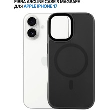 Чехол BECOVER FIBRA ArcLine Case with MagSafe для Apple iPhone 17 Black (715372)