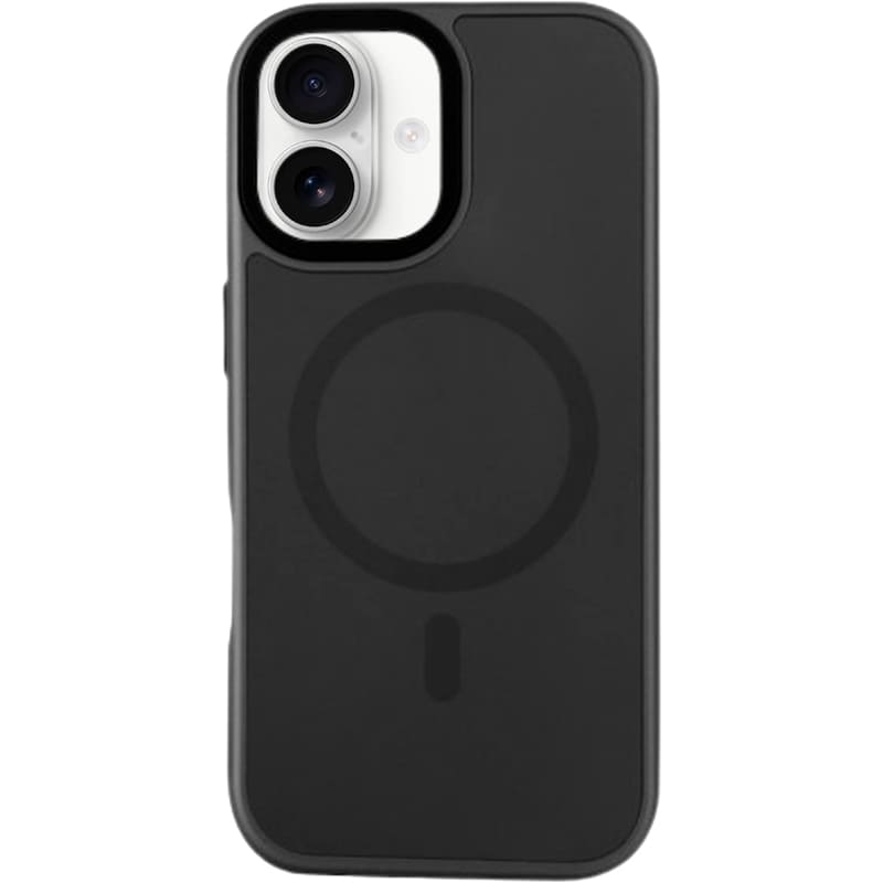 Чехол BECOVER FIBRA ArcLine Case with MagSafe для Apple iPhone 17 Black (715372) Материал поликарбонат