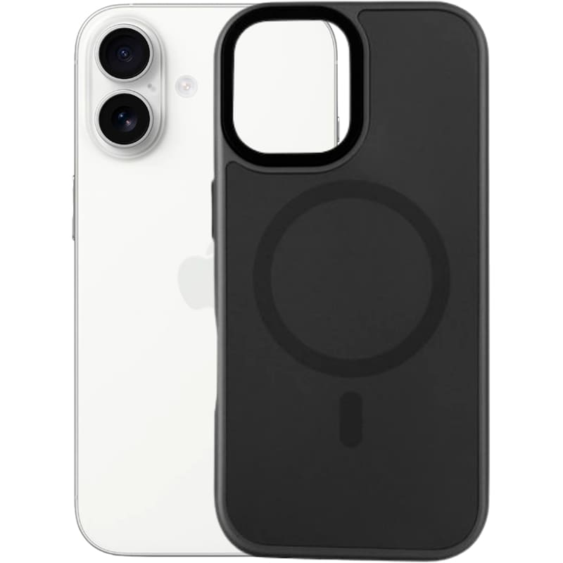 Чехол BECOVER FIBRA ArcLine Case with MagSafe для Apple iPhone 17 Black (715372) Цвет черный