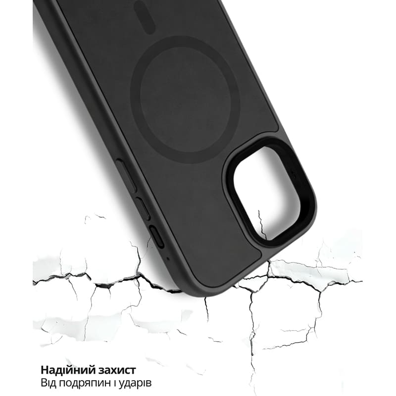 Заказать Чехол BECOVER FIBRA ArcLine Case with MagSafe для Apple iPhone 17 Black (715372)
