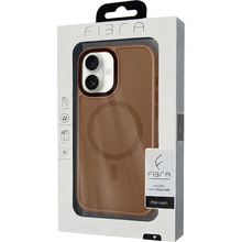 Чохол BECOVER FIBRA ArcLine Case with MagSafe для Apple iPhone 17 Brown (715373)
