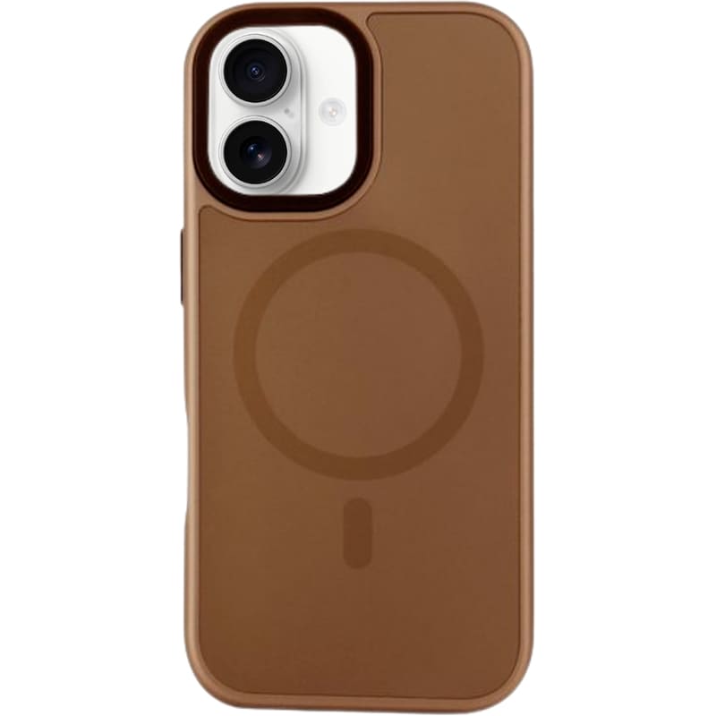 Чохол BECOVER FIBRA ArcLine Case with MagSafe для Apple iPhone 17 Brown (715373) Колір коричневий