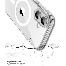 Чехол BECOVER FIBRA Crystal Case with MagSafe для Apple iPhone 17 Transparent (715366)