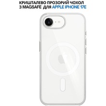 Чохол BECOVER FIBRA Crystal Case with MagSafe для Apple iPhone 17 Air Transparent (715367)