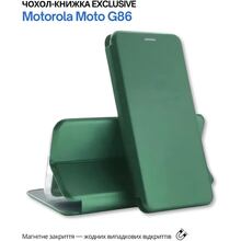 Чохол BECOVER Exclusive для Motorola Moto G86 Dark Green (715354)