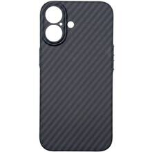 Чохол BECOVER FIBRA Carbonite case with MagSafe для Apple iPhone 17 Black (715406)