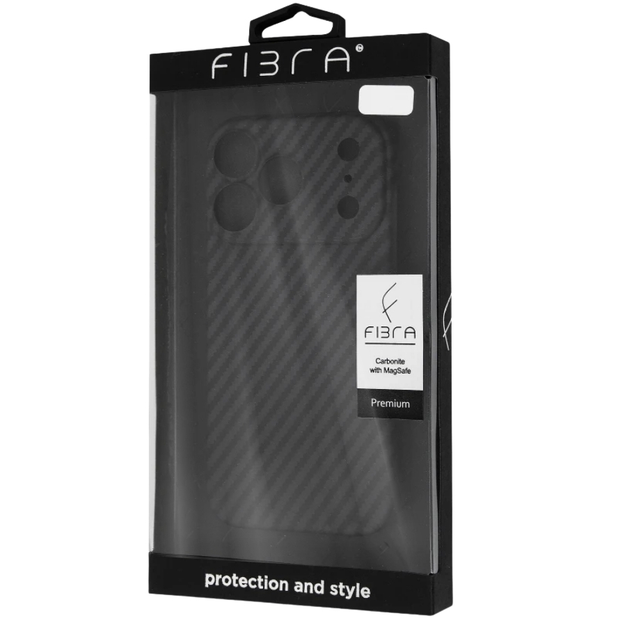 Чехол BECOVER FIBRA Carbonite case with MagSafe для Apple iPhone 17 Pro Black (715409) Цвет черный
