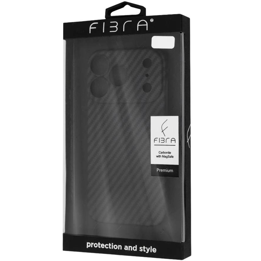 Чехол BECOVER FIBRA Carbonite case with MagSafe для Apple iPhone 17 Pro Max Black (715410) Цвет черный