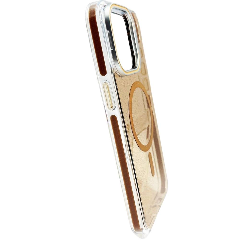 Чохол BECOVER FIBRA Star Shine with MagSafe для Apple iPhone 17 Desert Gold (715412) Матеріал акрил
