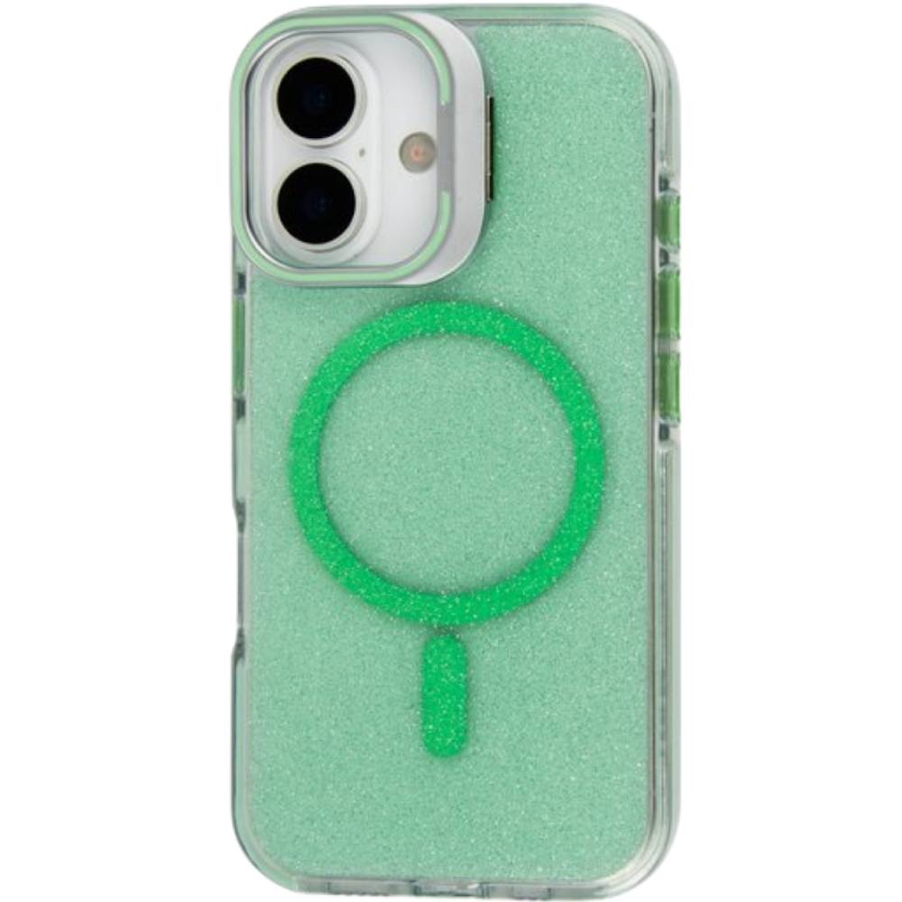 Чехол BECOVER FIBRA Star Shine with MagSafe для Apple iPhone 17 Green (715413)