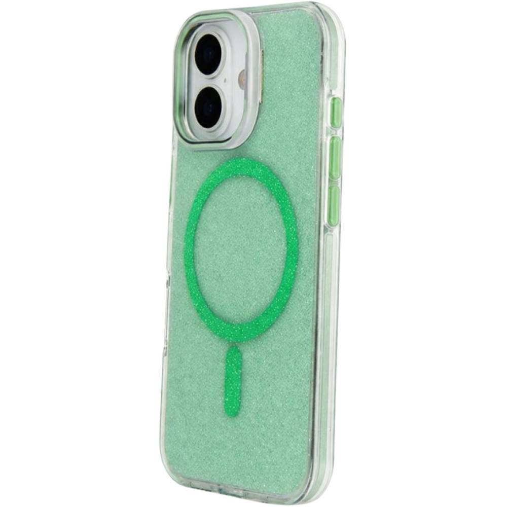 Чехол BECOVER FIBRA Star Shine with MagSafe для Apple iPhone 17 Green (715413) Тип чехол-накладка