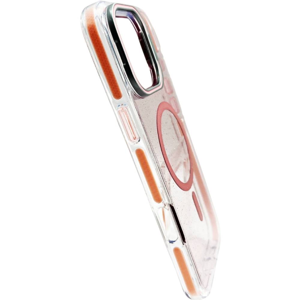 Чехол BECOVER FIBRA Star Shine with MagSafe для Apple iPhone 17 Light Pink (715414) Тип чехол-накладка