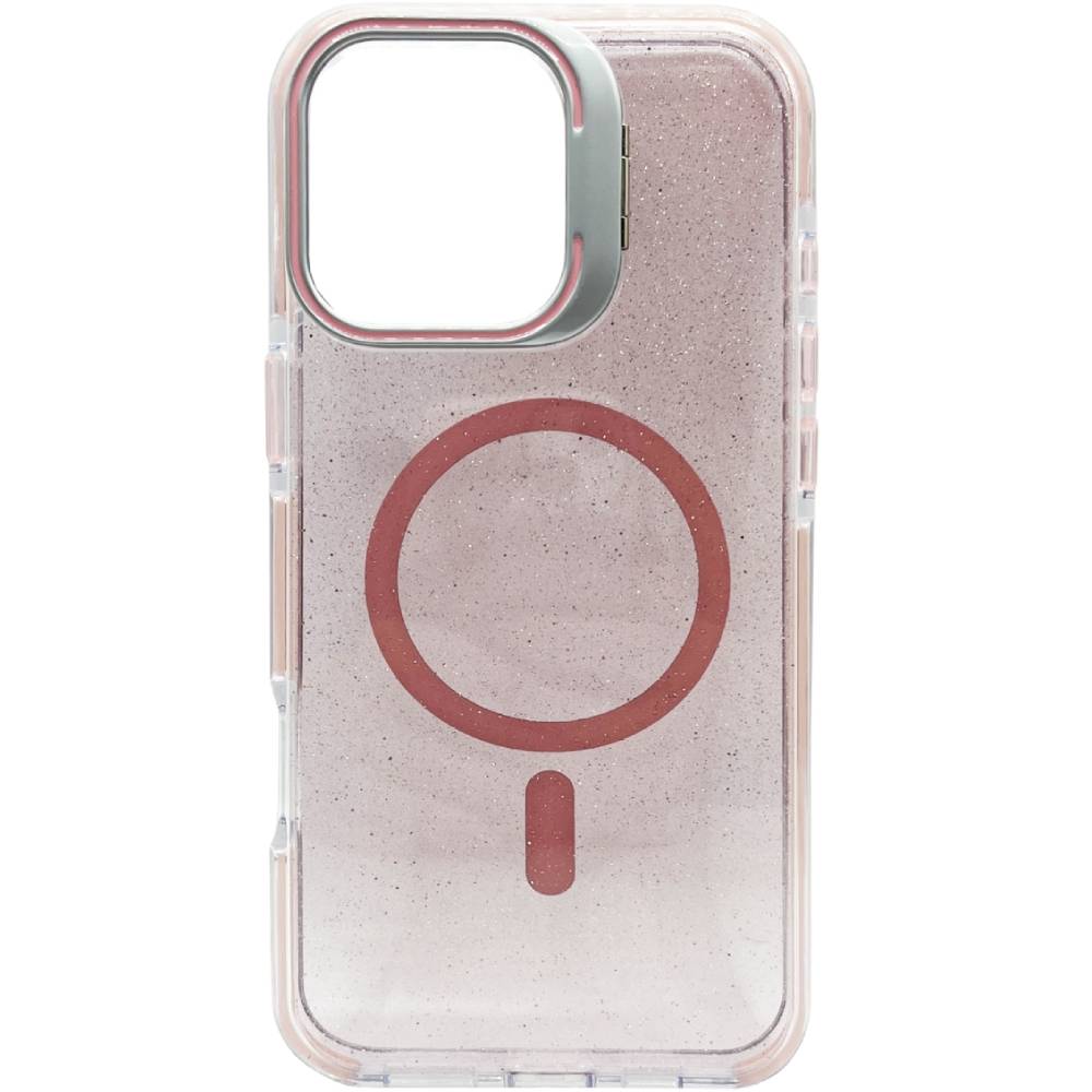 Чехол BECOVER FIBRA Star Shine with MagSafe для Apple iPhone 17 Light Pink (715414)