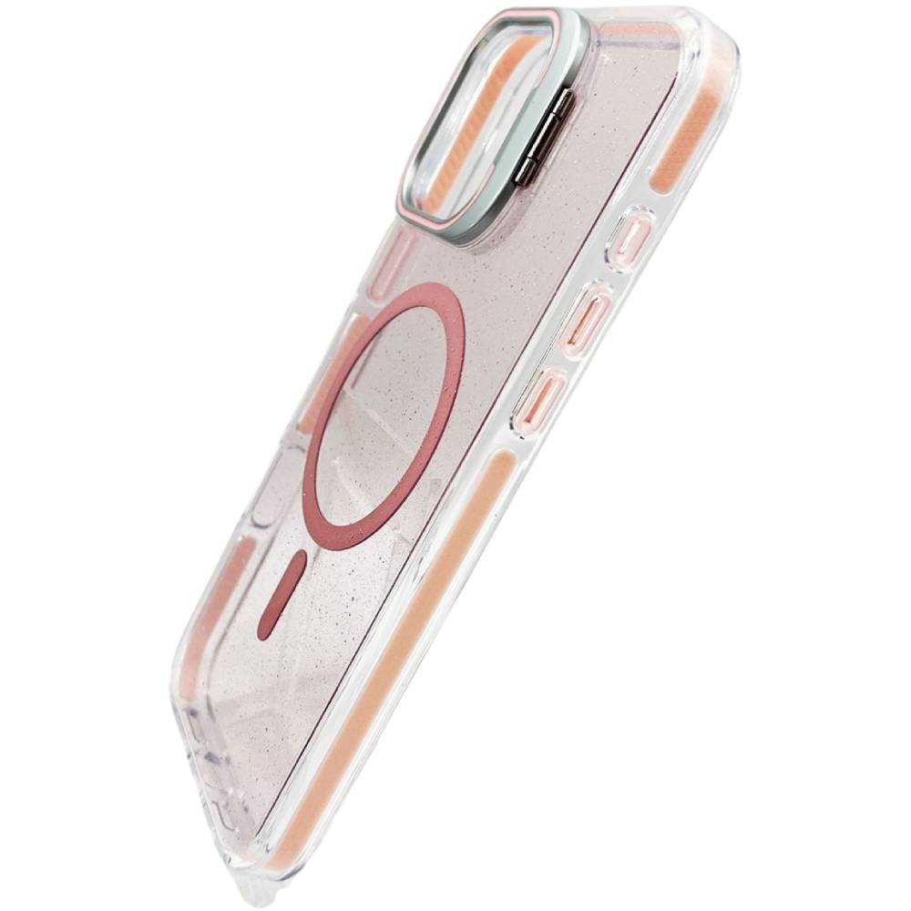 Чехол BECOVER FIBRA Star Shine with MagSafe для Apple iPhone 17 Light Pink (715414) Совместимость по модели Apple iPhone 17