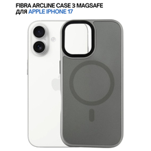 Чохол BECOVER FIBRA ArcLine Case with MagSafe для Apple iPhone 17 Gray (715374)