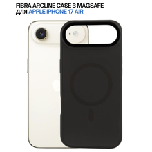 Чохол BECOVER FIBRA ArcLine Case with MagSafe для Apple iPhone 17 Air Black (715375)