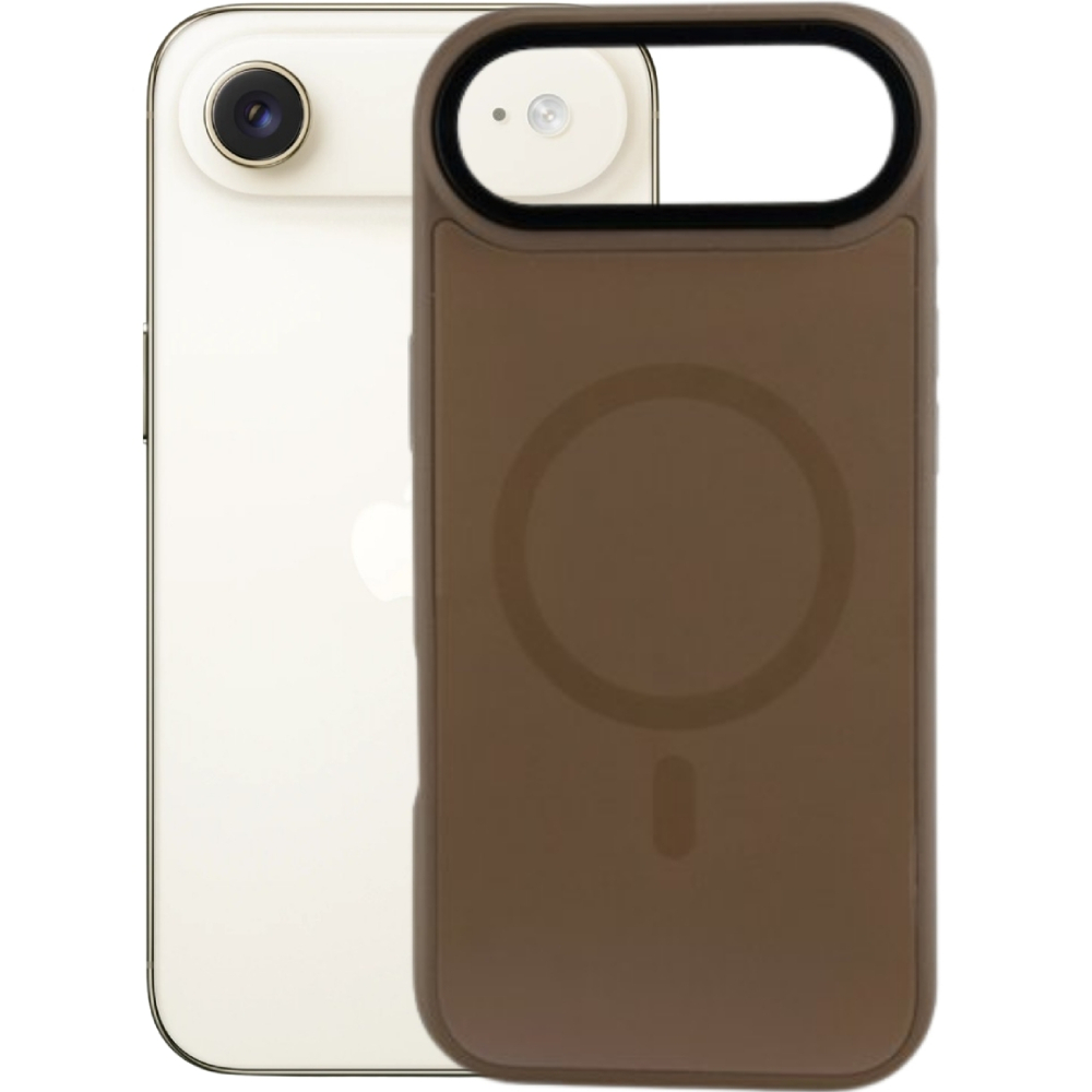 Чехол BECOVER FIBRA ArcLine Case with MagSafe для Apple iPhone 17 Air Brown (715376) Цвет коричневый