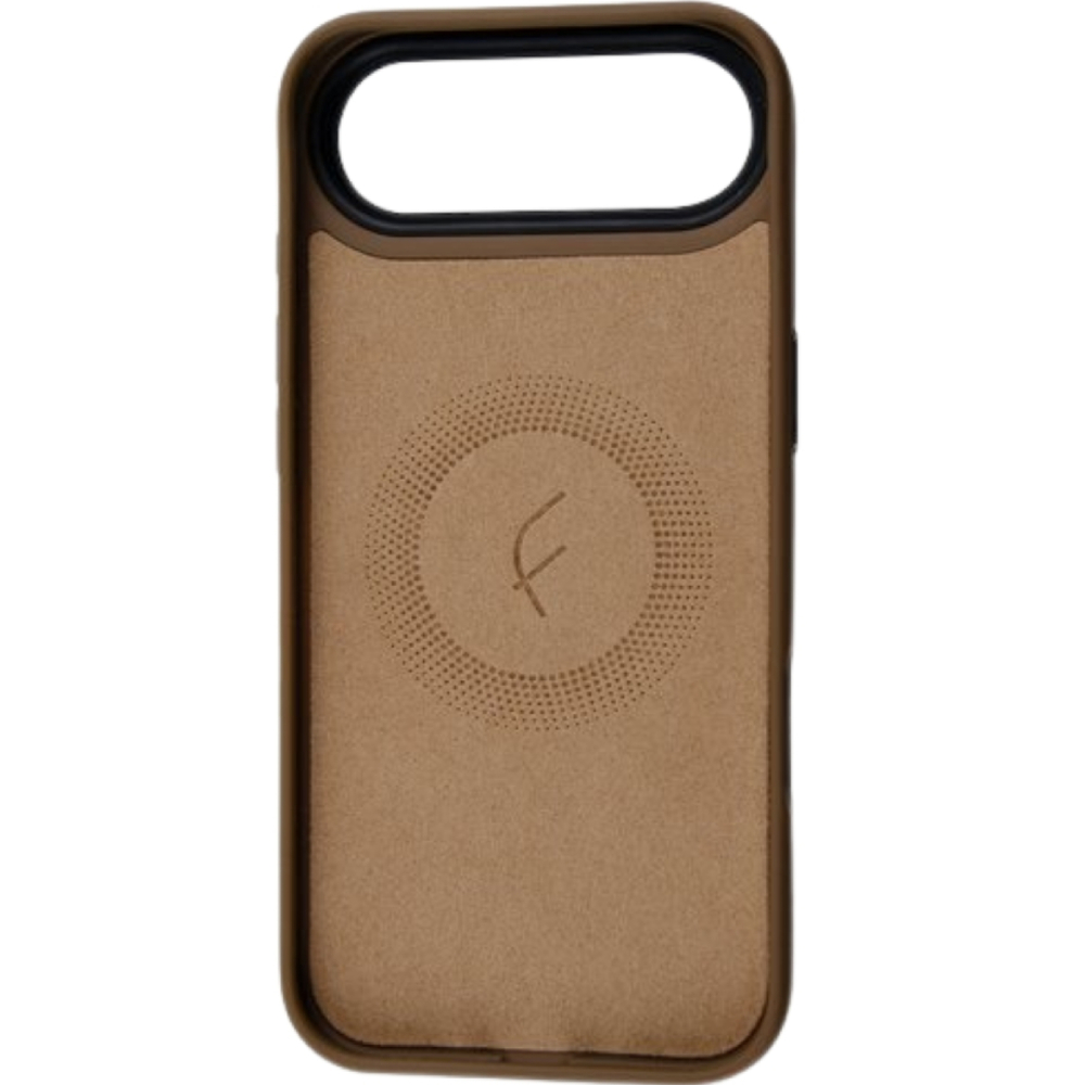 Чехол BECOVER FIBRA ArcLine Case with MagSafe для Apple iPhone 17 Air Brown (715376) Тип чехол-накладка