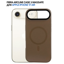 Чехол BECOVER FIBRA ArcLine Case with MagSafe для Apple iPhone 17 Air Brown (715376)
