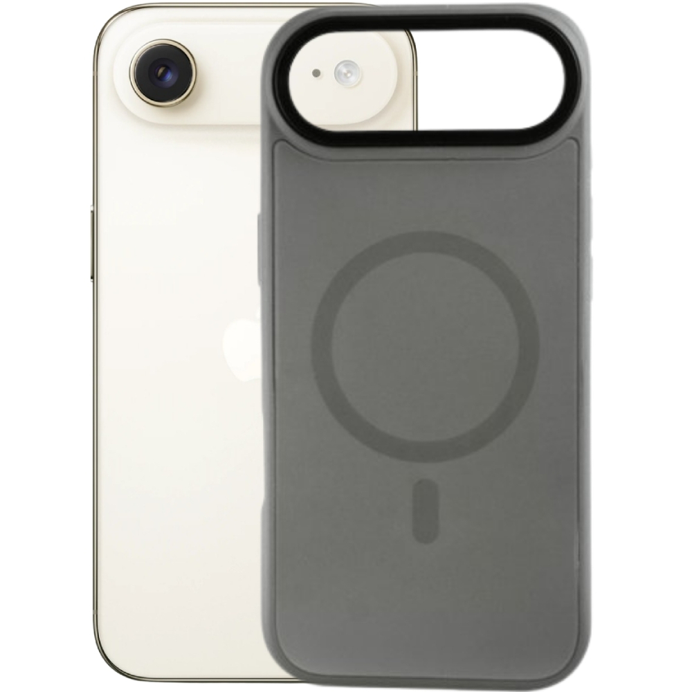 Чехол BECOVER FIBRA ArcLine Case with MagSafe для Apple iPhone 17 Air Gray (715377) Материал поликарбонат