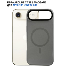 Чехол BECOVER FIBRA ArcLine Case with MagSafe для Apple iPhone 17 Air Gray (715377)