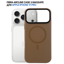 Чохол BECOVER FIBRA ArcLine Case with MagSafe для Apple iPhone 17 Pro Brown (715383)