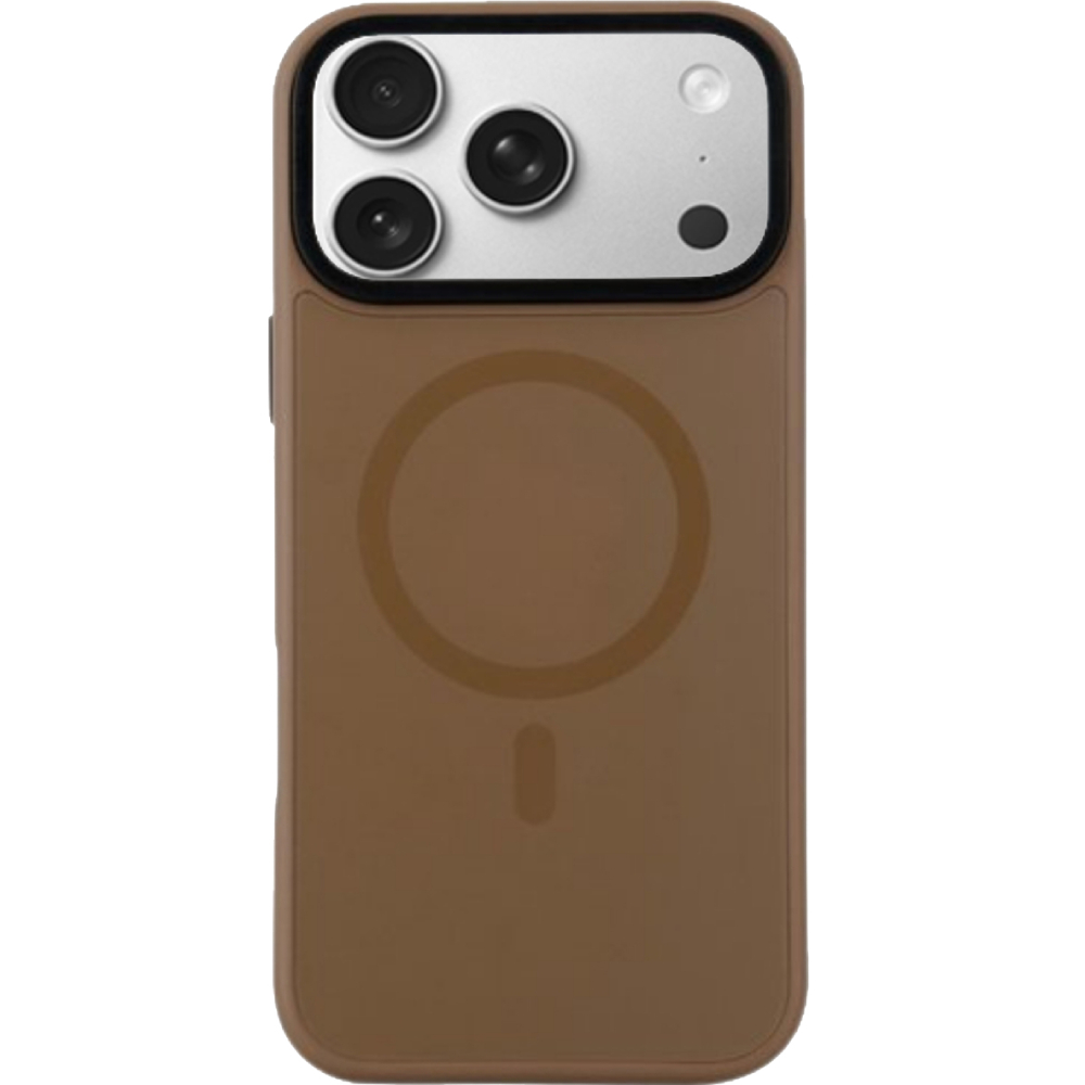 Чохол BECOVER FIBRA ArcLine Case with MagSafe для Apple iPhone 17 Pro Brown (715383) Матеріал полікарбонат