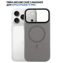 Чехол BECOVER FIBRA ArcLine Case with MagSafe для Apple iPhone 17 Pro Gray (715384)