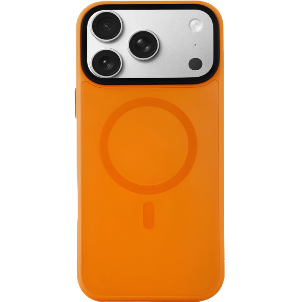 Чохол BECOVER FIBRA ArcLine Case with MagSafe для Apple iPhone 17 Pro Orange (715385) Матеріал полікарбонат