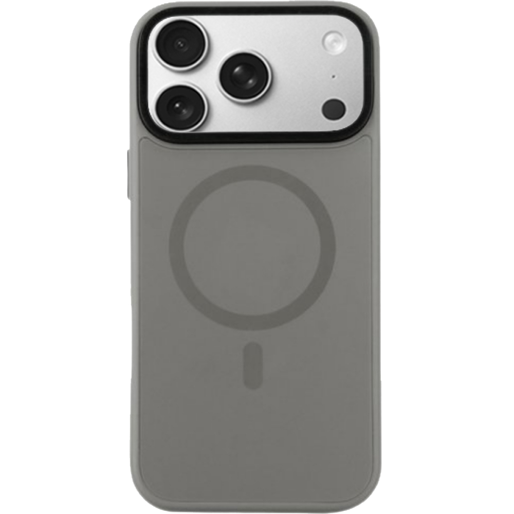 Чохол BECOVER FIBRA ArcLine Case with MagSafe для Apple iPhone 17 Pro Max Gray (715389) Матеріал полікарбонат