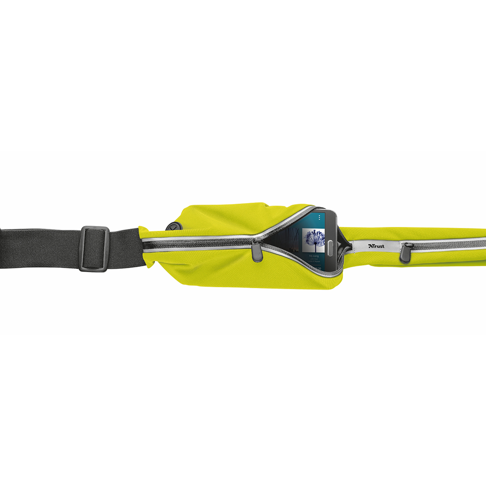 Спортивний поясний ремінь TRUST URBAN Cintus Weatherproof Sports Waist band Lime (20876) Колір зелений